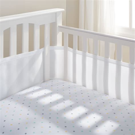 breathable mesh cot bumper|breathable mesh crib liners.